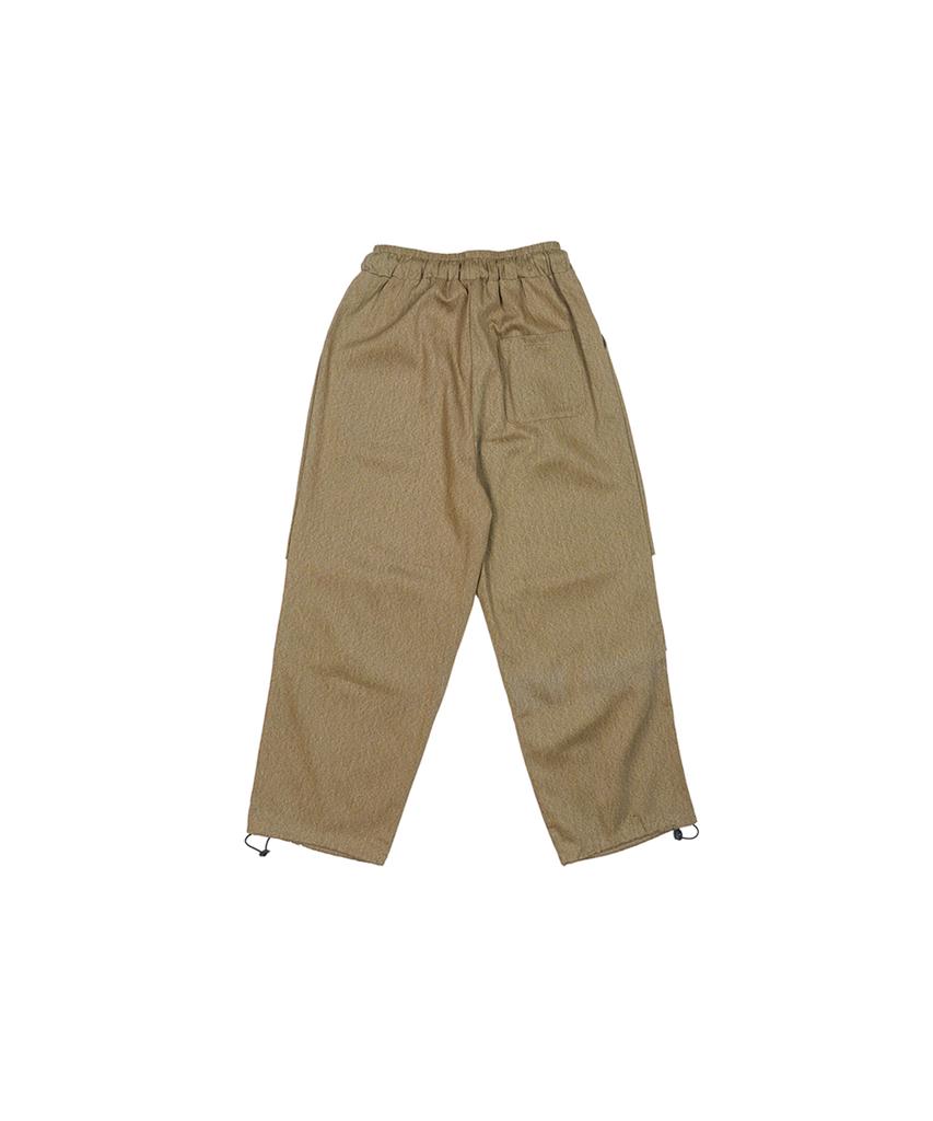 DOUBLE JD Washed Wide Pants (Beige)