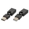 360o Swivel Adjustable Angle USB 2.0 Male To Female Adapter Cable Converter