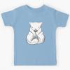 polar bear and snow globe Kids T-Shirt