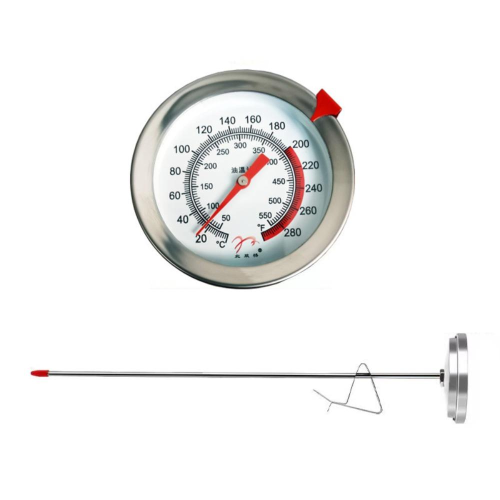 Large Dial Pointer Thermometer 0~300℃ BBQ Thermometer Tester Kitchen Probe Thermomete Coffee Milk