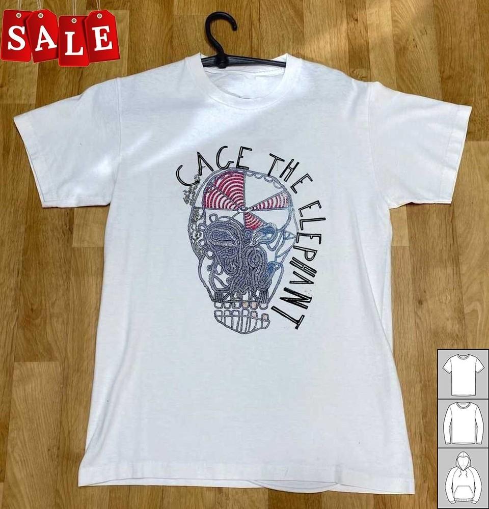 Hot Cage The Elephant Indie Band Music For Lovers Black All Size Shirt JM308 Unisex T-Shirt