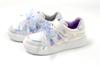 Equal Me Court Stylish and with Elastic and Lace Perfect for Casual and Sports Size Kids' Girls' Sneakers, Cute, Velcro, Straps, Ribbons, School,