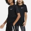 Nike Футболка Dri-FIT Legend Casual с коротким рукавом и однотонным принтом логотипа для детей, черная, DX9537-010