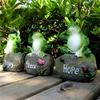 Frog Statue Garden Figurine Statue Stone Outdoor Decor Yard Home Lawn