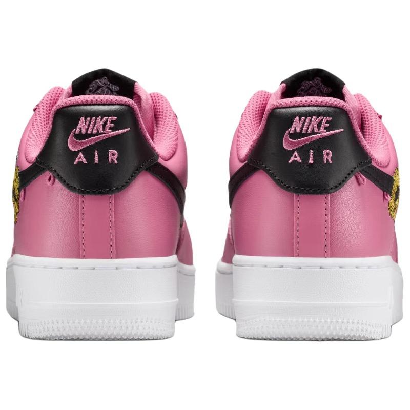 Nike Air Force 1 Now Accepting All Flowers Women's Sneakers Pink Black IB6644-600