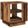 VidaXL Table basse vieux bois 40x40x43 cm bois d'ingénierie, table d'appoint, table de salon, table latérale, bout de 856804