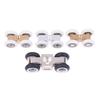 Shower Room Copper Four-Wheel Hanging Pulley Roller For Bathroom Glass Slide Door Waterproof Bearing Crane Toilet Door
