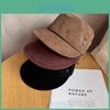 Fashion Solid Color Suede Women Casual Flat Top Hat For Fall And Winter Fashion