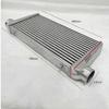 76mm OD Aluminum Turbo Intercooler 600x300x76mm Universal Front Mount Charge Air Cooler for Auto Turbo Cooling System Upgrade