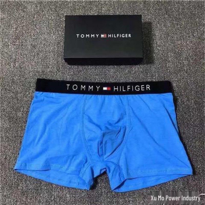 Мужские хлопковые боксеры Tommy со средней посадкой - Бесплатная доставка