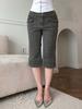 Women's Slimming Retro Washed Low Waist Casual Jeans - Summer Style Long Pants