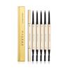 Small Gold Bar Double-Ended Eyebrow Pencil | Ultra-Fine Waterproof Triangle Tip | Long-Lasting & Smudge-Proof Natural Look