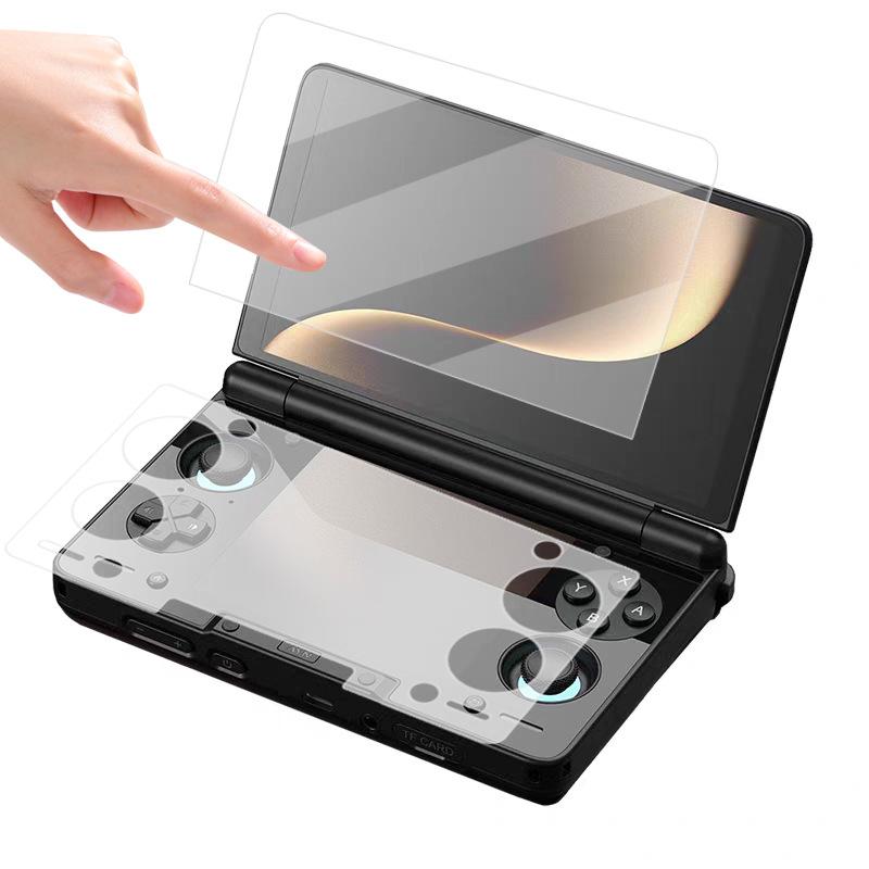 Для игровой консоли Ayn Thor Flip Закаленное Стекло Защитная Пленка для Экрана Ручная Консоль HD Прозрачные Защитные Пленки для Экрана