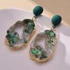 Retro Ethnic Hollow 925 Silver Earrings for Women - Stylish & Versatile Design