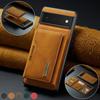 Detachable Magnetic Wallet Leather Case for Google Pixel 8 Pro 7 6 Pro Pixel 7A 6A 2 In 1 Card Pocket Coin Stand Phone Bag