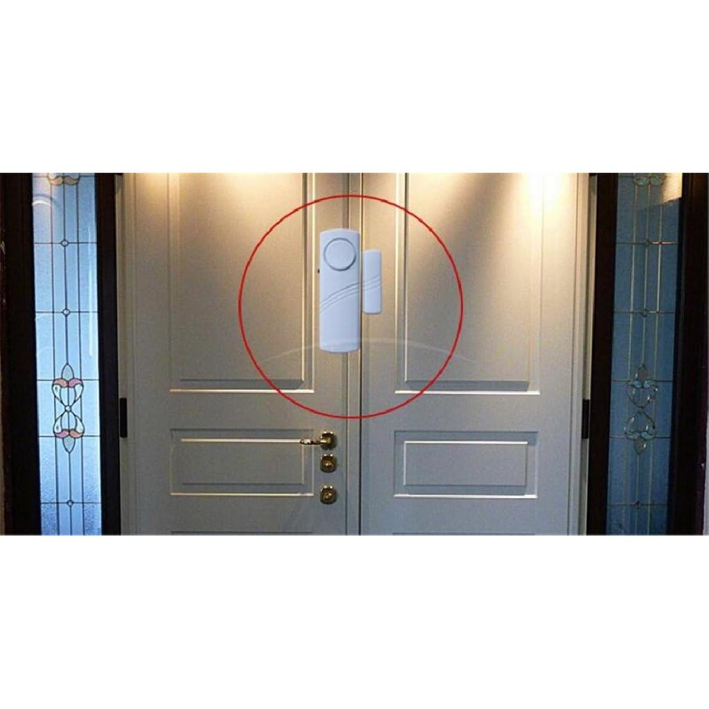 Home Security Alarm System DIY Kit - Magnetic Sensor - Guardian Protector - Window Glass Vibration Security Burglar Alarm for Homes, Cars, Sheds,