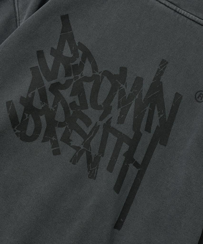 Худи с молнией Brownbreath Pigment Tag - Угольный