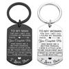 Engraved Stainless Custom Steel Keychain Thoughtful Reminder For Loved Ones On Special Occasions