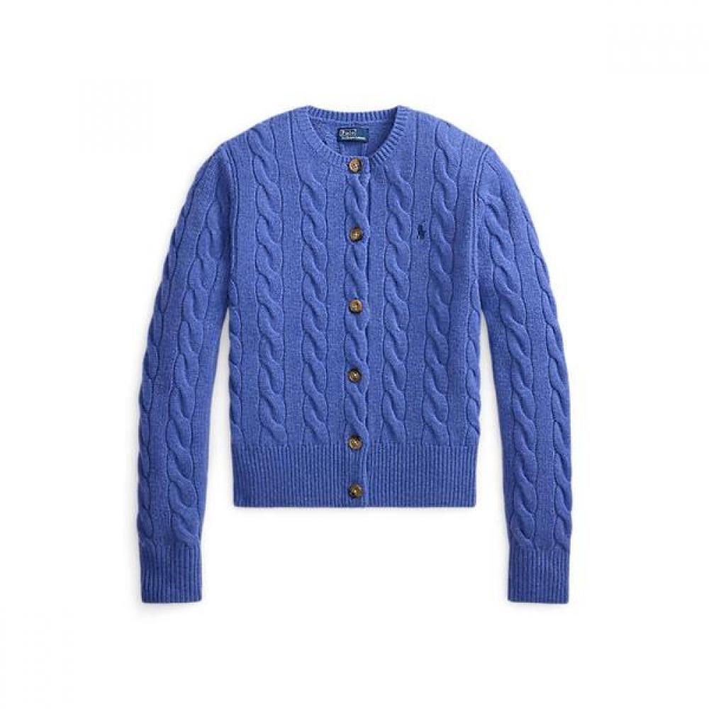 Polo Ralph Lauren Women Cable Knit Wool Cashmere Cardigan Wmposwendw20569400