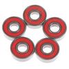 5 шт. Красные шарикоподшипники Abec-5 608-Rs для скейтборда 8X22X7 мм
