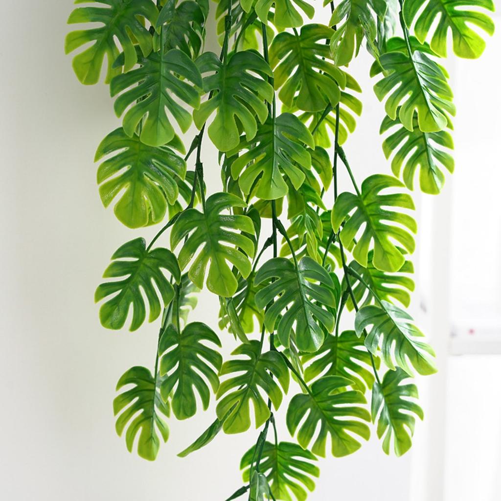 Artificial Hanging Vine Wall Hanging Green Plant Plastic Uv-resistent