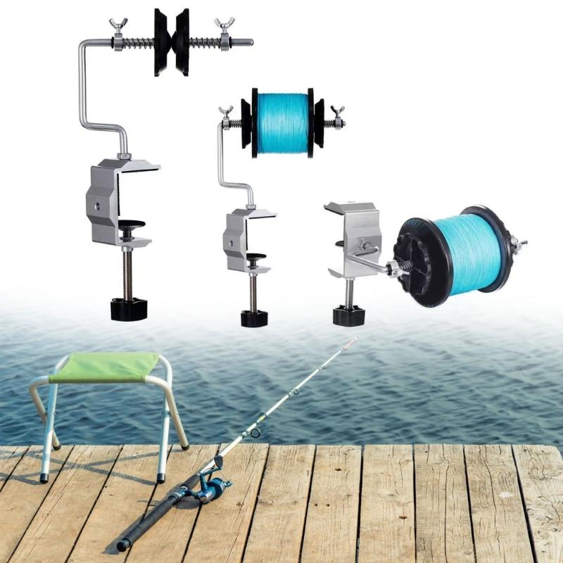 Fishing Tackle Portable Line Spooler Remover Fishing Line Spooling Station System Reel Spooling Tool