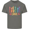 LGBT Sign Language Love Is Gay Pride Day Unisexs Light Cotton TShirt