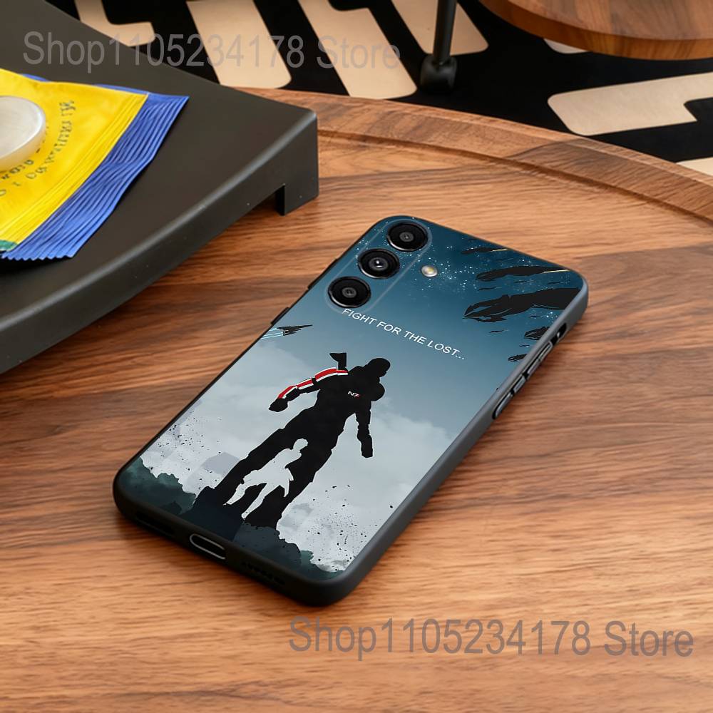 Чехол для телефона N7 M-Mass Effect для Samsung серии S s21 s22 s23 s24 s25 FE Plus Ultra, мягкий ТПУ, приятный для кожи