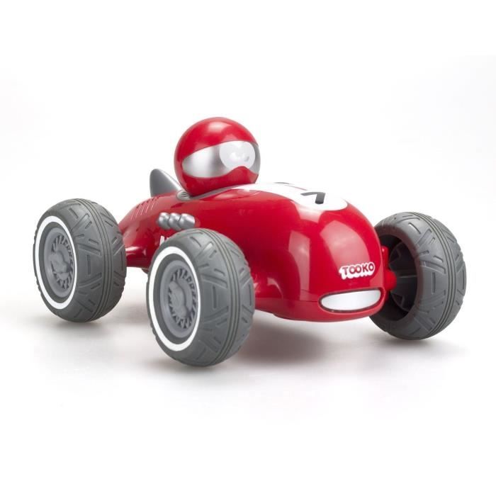 Voiture télécommandée TOOKO - Look Vintage - Des 3 ans - Coloris aléatoire : rouge ou jaune - 13 cm
