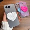 Чехол-присоска в форме сердца для infinix SMART 10 Plus, полупрозрачный, матовый, ударопрочный, из мягкого ТПУ