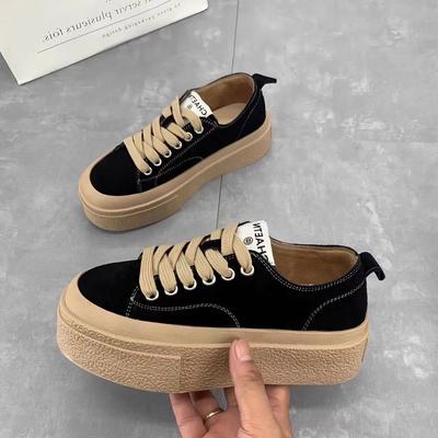 Женские парусиновые туфли, женские туфли на плоской подошве, весна 2024, новые спортивные и повседневные туфли, универсальный нишевый дизайн, маленькие белые туфли