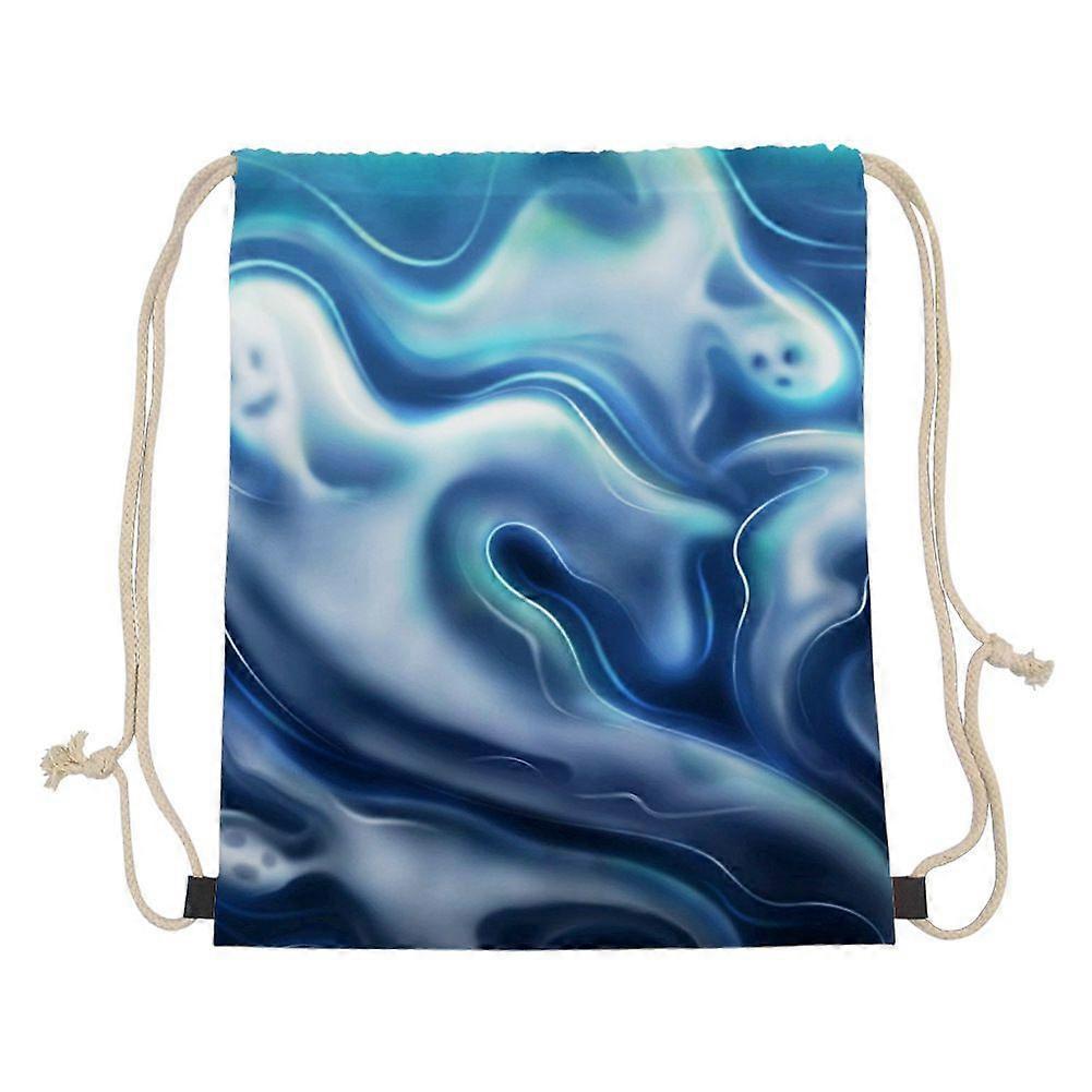 Halloween Pumpkin Drawstring Gym Bag School Yoga Swimming Mountaineering Rope Bag Backpack Boy Girl Gift HBC202863Z3