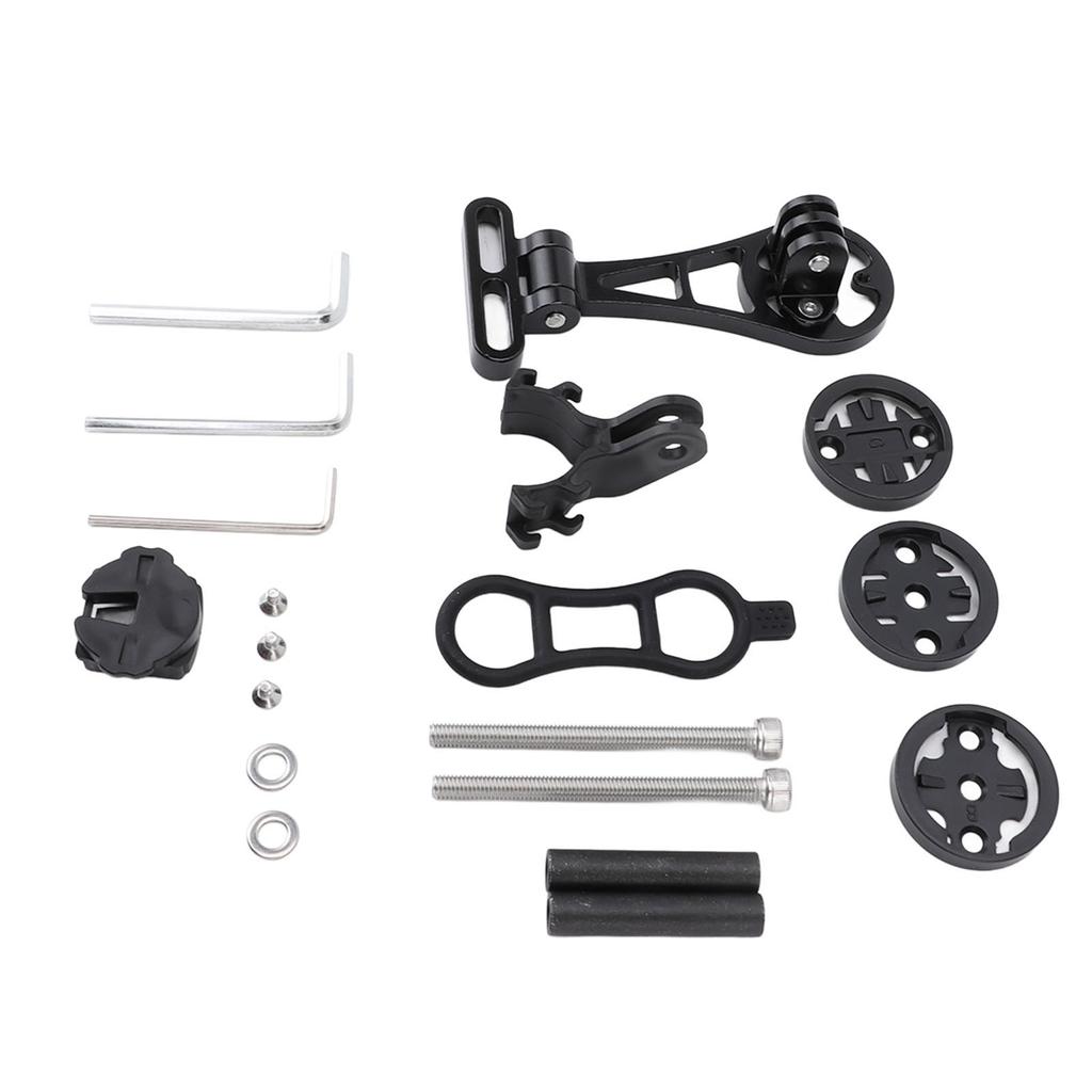 Out Front Cycling Computer Mount Adjustable Out Front Handlebar Mount Compatible for Action Camera