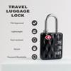 Zinc alloy 3 Digit Combination Lock Anti-theft Backpack Padlock Customs Password Lock  for Travel
