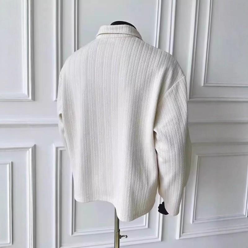 Mens Waffle Knit Polo Shirt Loose Fit Vintage Style Long Sleeve Casual Wear