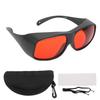 532NM Laser Safety Goggles with Red Lens Protecting Your Eyes PC Eyeshielding GlassesBlack
