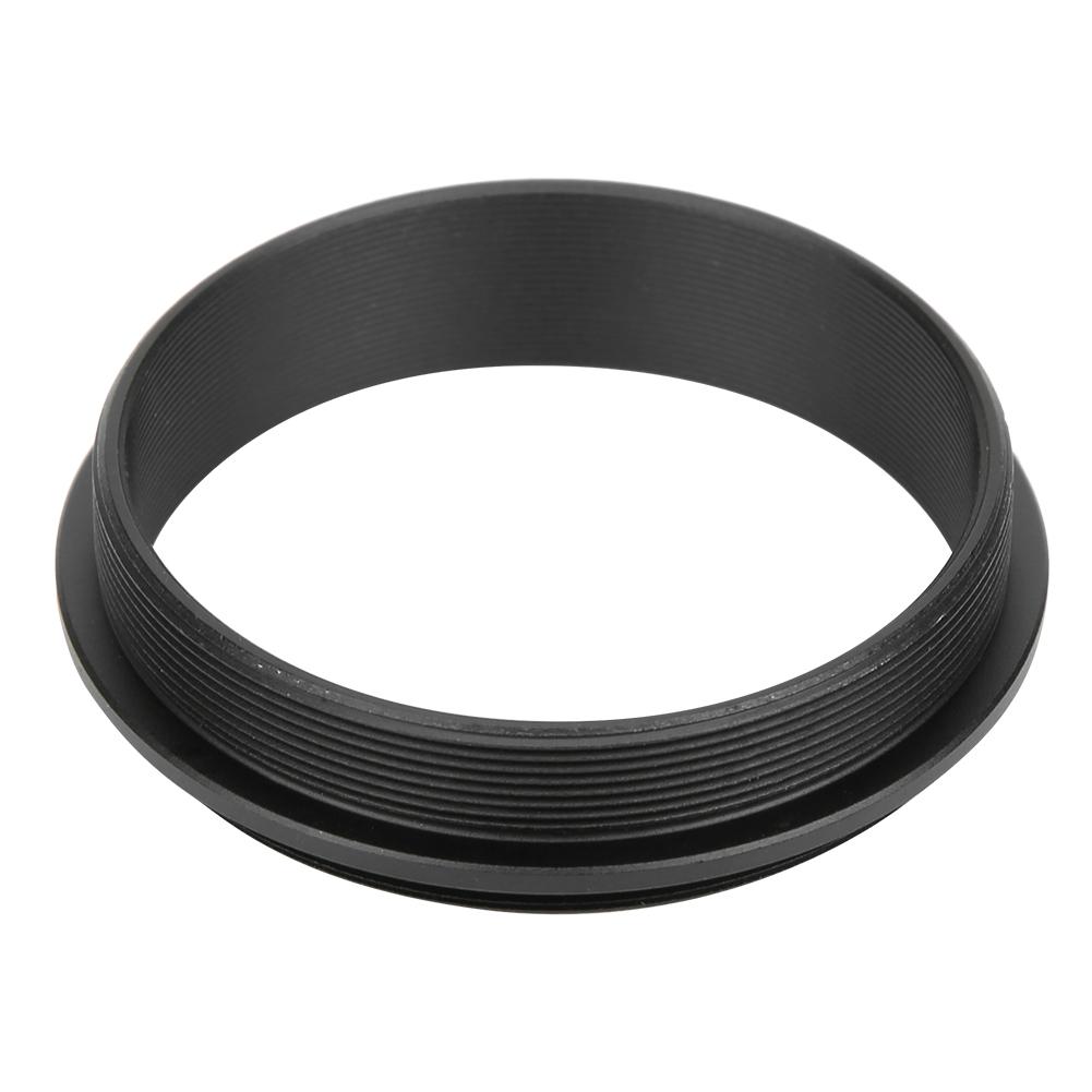 M48‑M48 Male To Male Adapter Ring Aluminium Alloy Black 48mm Thread Pitch 0.75mm Accessory