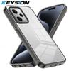 KEYSION Прозрачный чехол для Redmi Note 12 Pro 5G 12 4G ТПУ+ПК Противоскользящий Прозрачный Ударопрочный Чехол для телефона для Xiaomi POCO X5 Pro 5G
