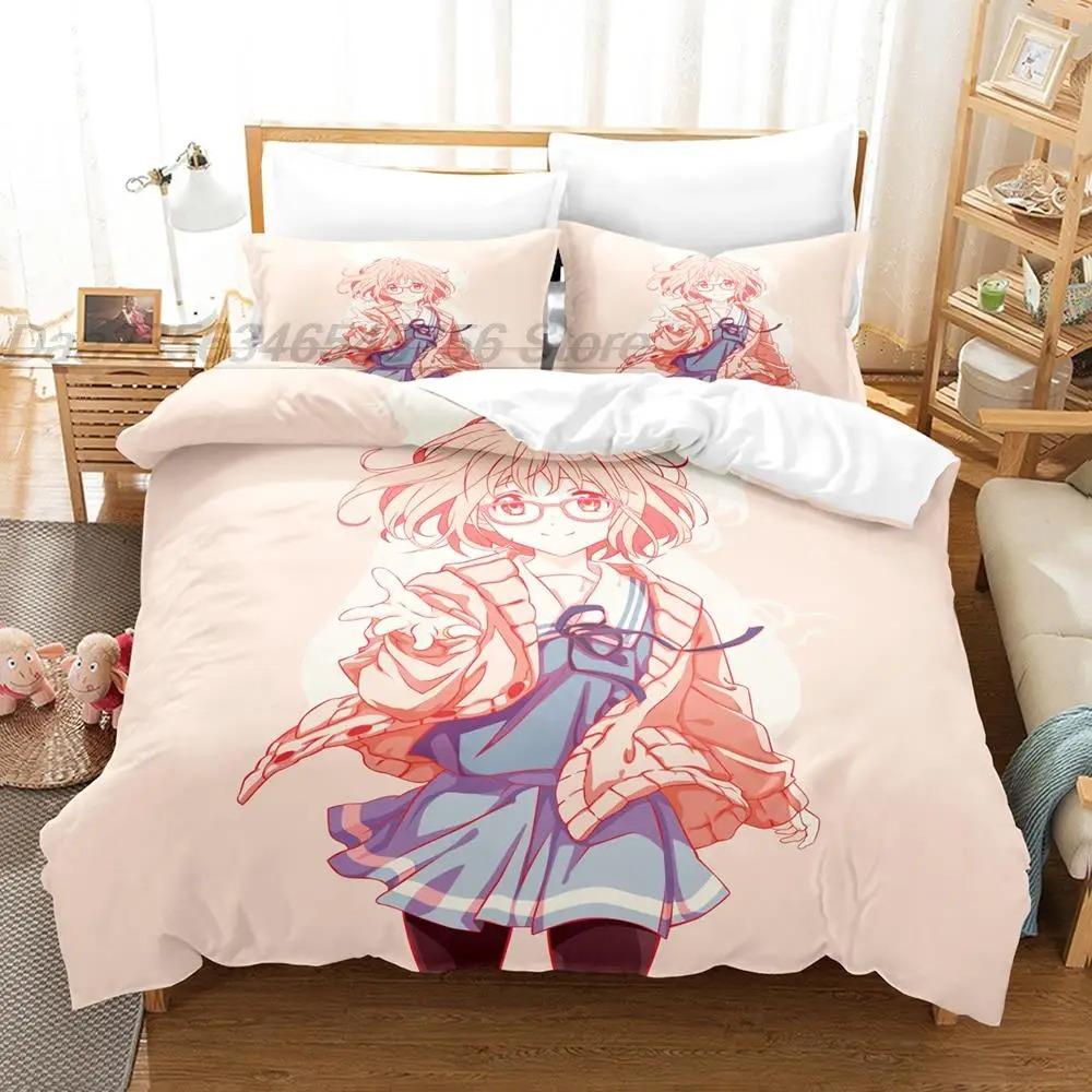 Постельное белье Kuriyama Mirai Односпальный Полуторный Двуспальный Кингсайз Комплект постельного белья Взрослый Детский Спальня Комплекты пододеяльников 3D аниме комплект постельного белья