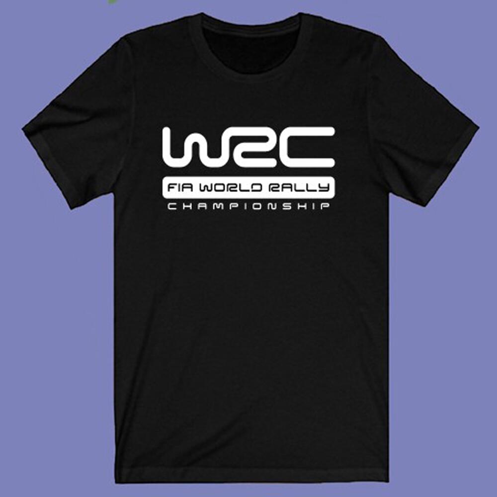 Мужская черная футболка WRC Rally Размеры S-3XL