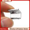 7Pcs/set Car Window Lift Button Sticker Sequin Trim for Volkswagen VW Tiguan 2018- Golf 7 MK7 7.5 2013 -