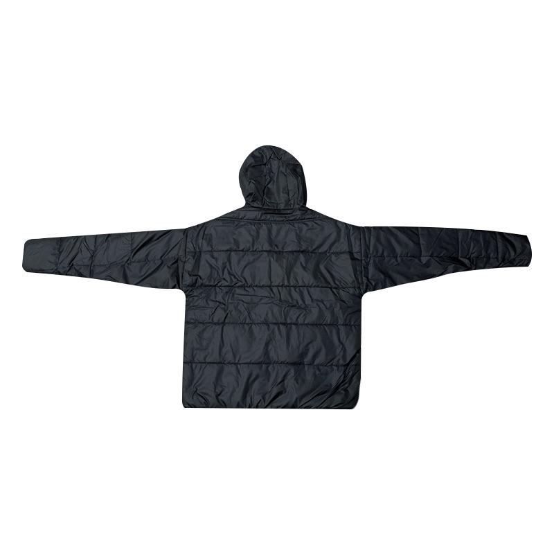 Nike Мужская черная толстовка с капюшоном на молнии Club Fleece FD7703-010