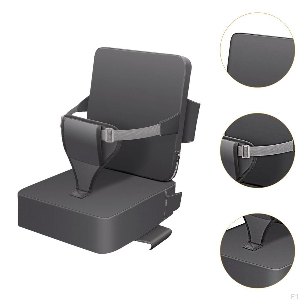 Детское сиденье для обеденного стола, переносной детский стульчик, подушка для детей, 39 см x 39 см x 10 см, темный