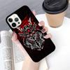 Samurai Oni Mask Mobile Phone Cases Cover For iPhone 17 Air 16 Plus Coque For iPhone 17 Air 16 15 14 12 13 11 Pro MAX XS