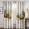 3D Современное искусство Цвет Моранди Шторы 2 панели Европейская роскошь Дом Гостиная Спальня Балкон Кухня Декоративные шторы