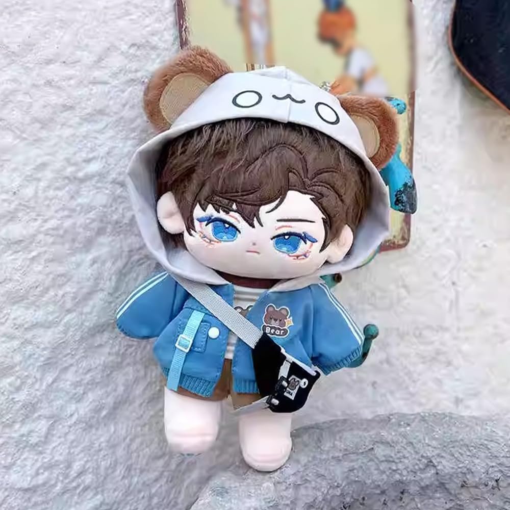 Niannyyhouse 10cm, 15cm, 20cm Plush Toy Costumes: Hoodie, Vest, Pants, Backpack, Glasses, Shoes, Wolf and Bear Clothes, Cotton Doll, Dress-Up