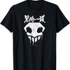 Отбеливатель Череп с Брызгами и Брызгами Граффити Аниме Футболка