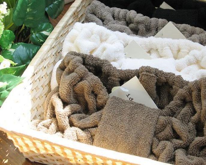 Имабари Полотенце Тюрбан для волос для женщин, (черный)