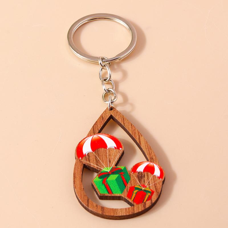 Cute Christmas Key Chain Snowman Santa Claus Key Ring Pendant for Car Key Holder Women Girls Handbag Decor DIY Jewelry Gift