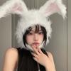Winter Autumn Warm Hats Women Cute Rabbit Ears Hats Girls Party Cosplay Hats for Women Girl Beanie Hat